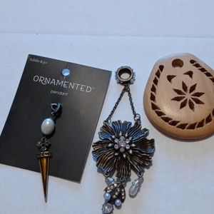 Bundle of Three Necklace Pendants
